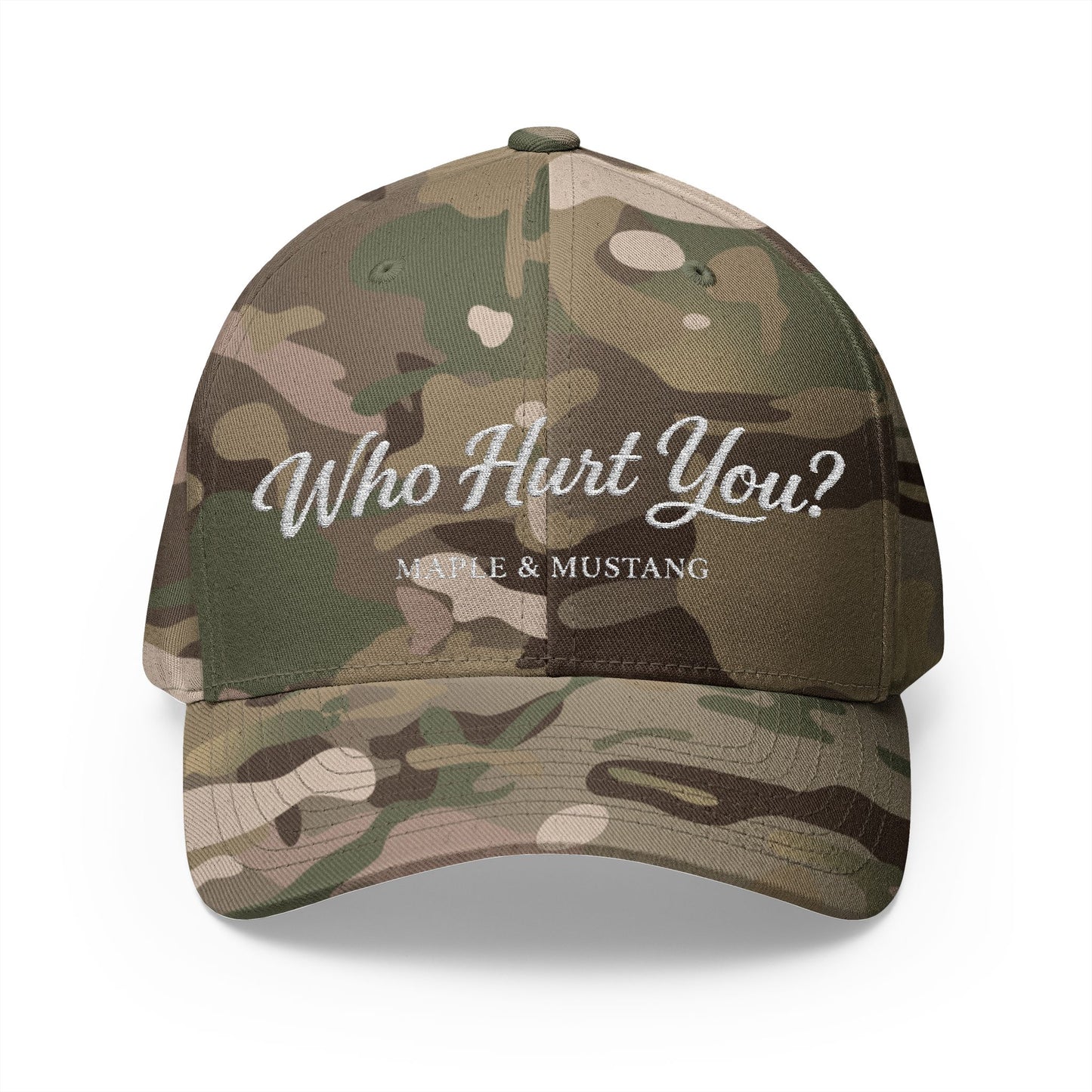 Camouflaged Who Hurt You? Hat - Canadian Collection