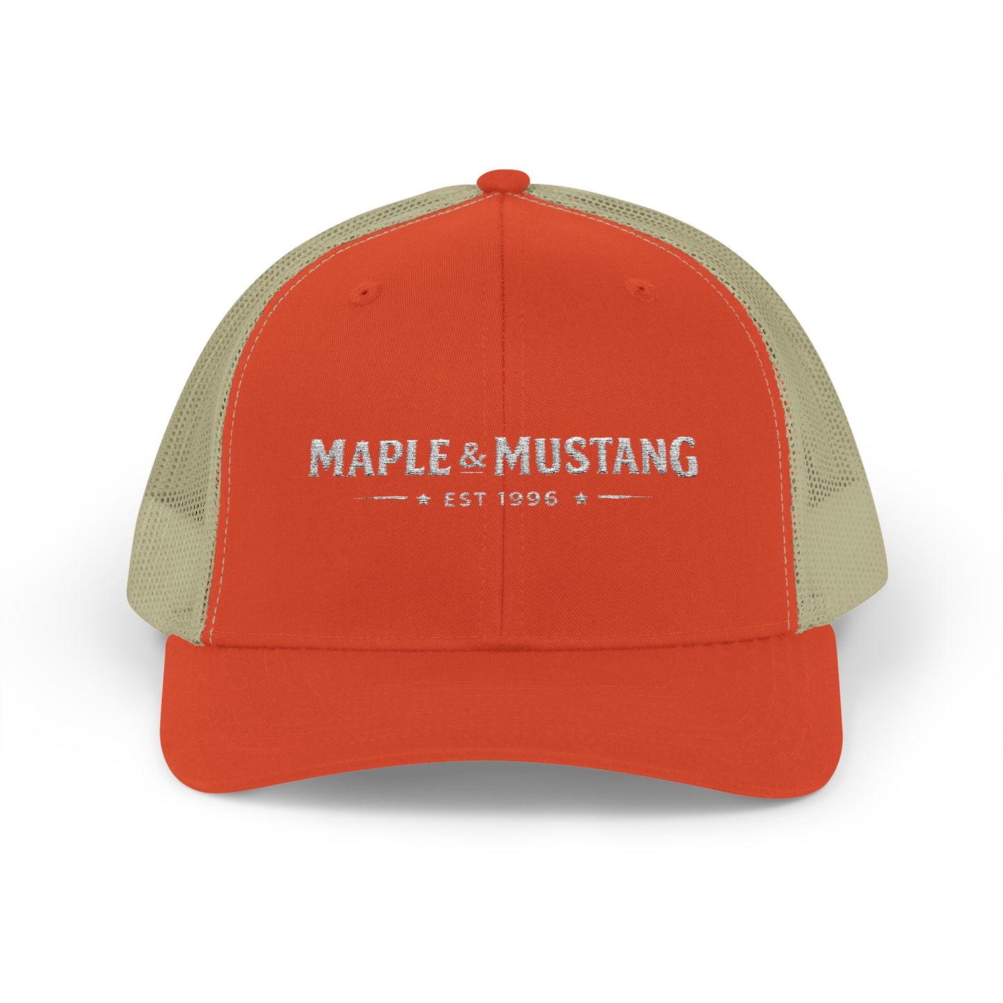 Maple & Mustang Trucker Hat - American Collection