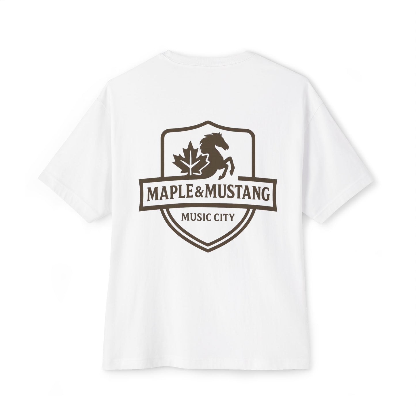 Unisex Oversized Boxy Tee with Maple & Mustang Design | Casual Summer Shirt, Music City Apparel, Gift for Music Lovers, Streetwear, [...]
