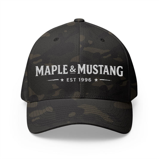 Camouflaged Maple & Mustang Hat - British Collection