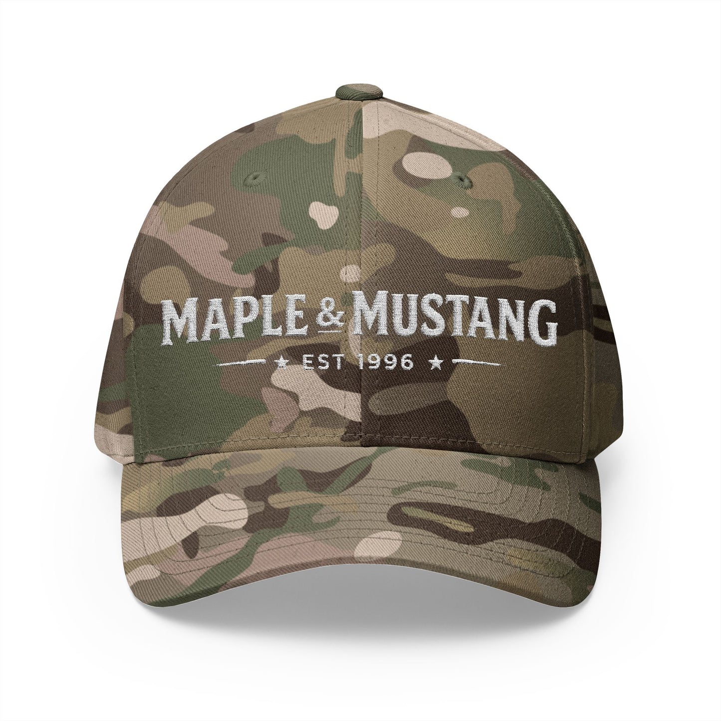 Camouflaged Maple & Mustang Hat - British Collection