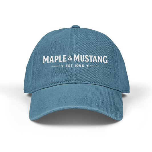 Maple & Mustang Denim Trucker - Canadian Collection