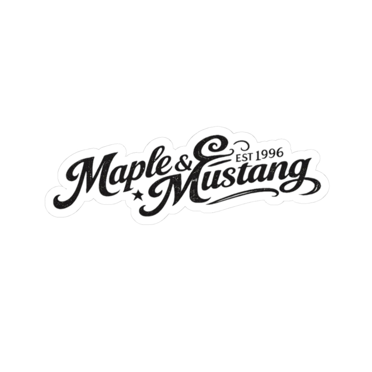 Maple & Mustang Sticker — American Collection