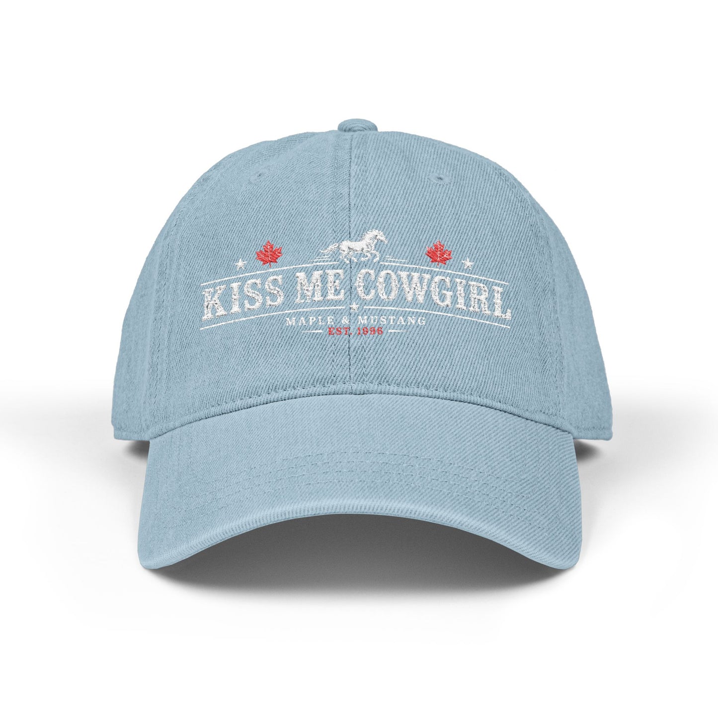Kiss Me Cowgirl Denim Cap - Canadian Collection