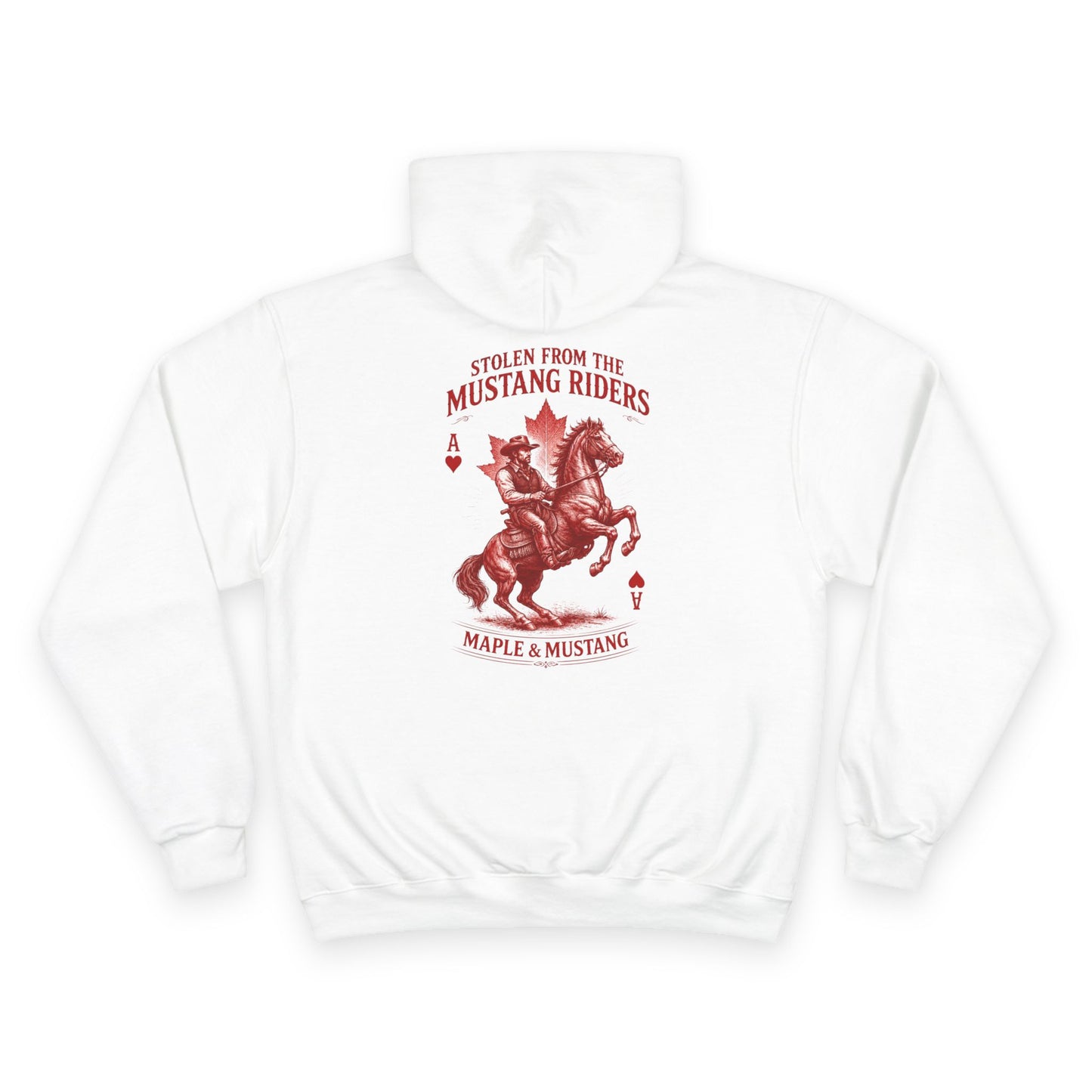 Stolen From Mustang Riders x Champion Hoodie — Canadian Collection