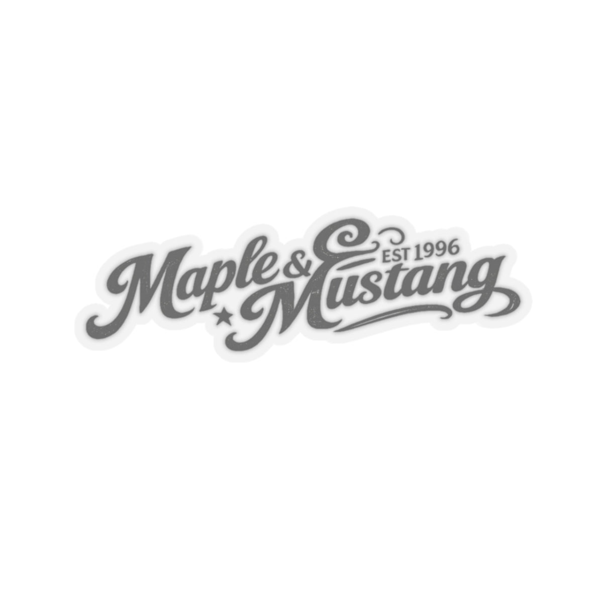 Maple & Mustang Sticker — American Collection