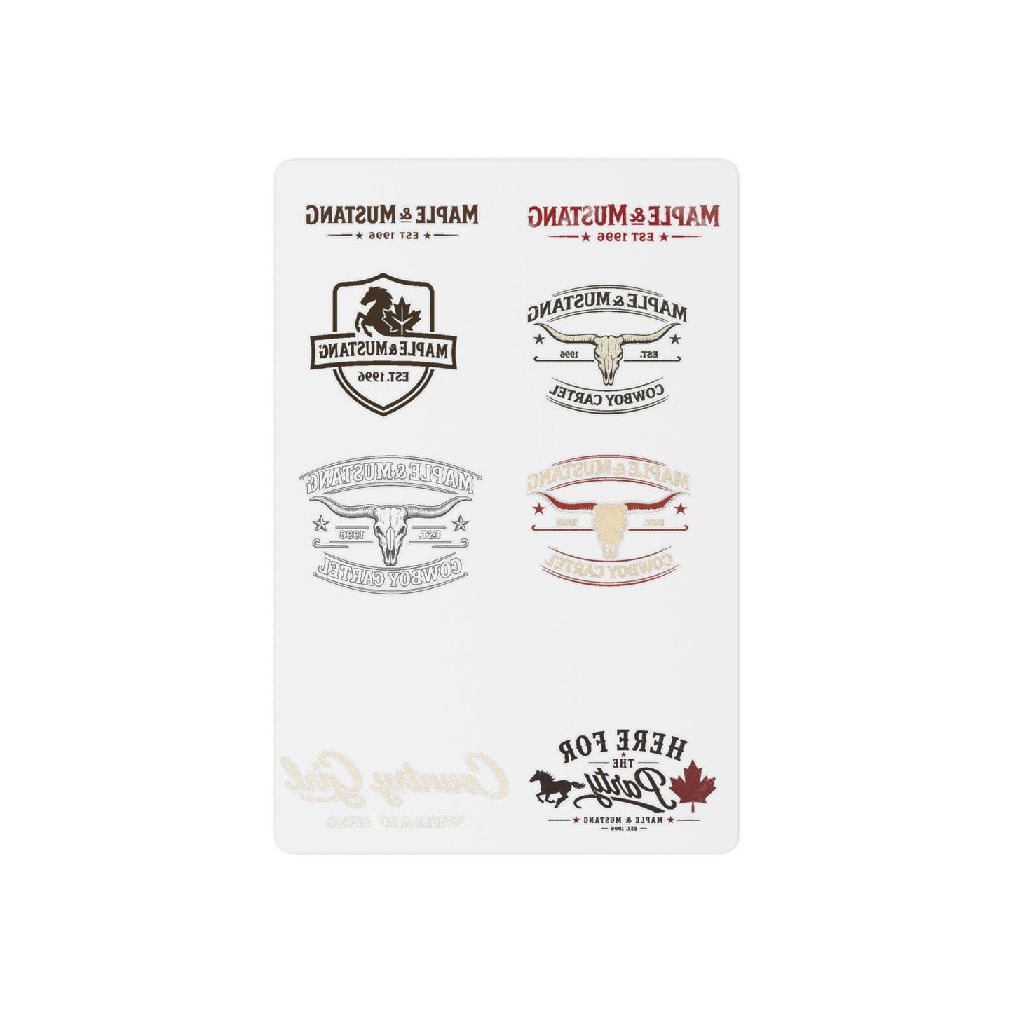Temporary Tattoos — Canadian Collection