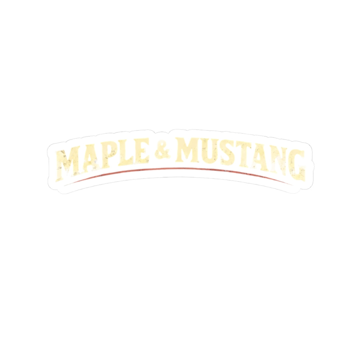 Maple & Mustang Sticker — American Collection