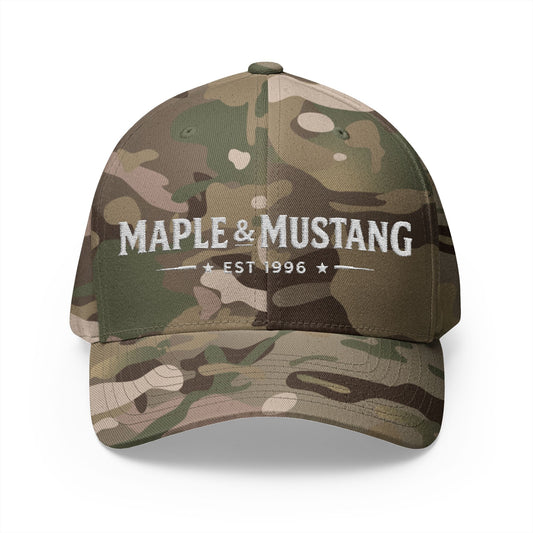 Camouflaged Maple & Mustang Hat - British Collection