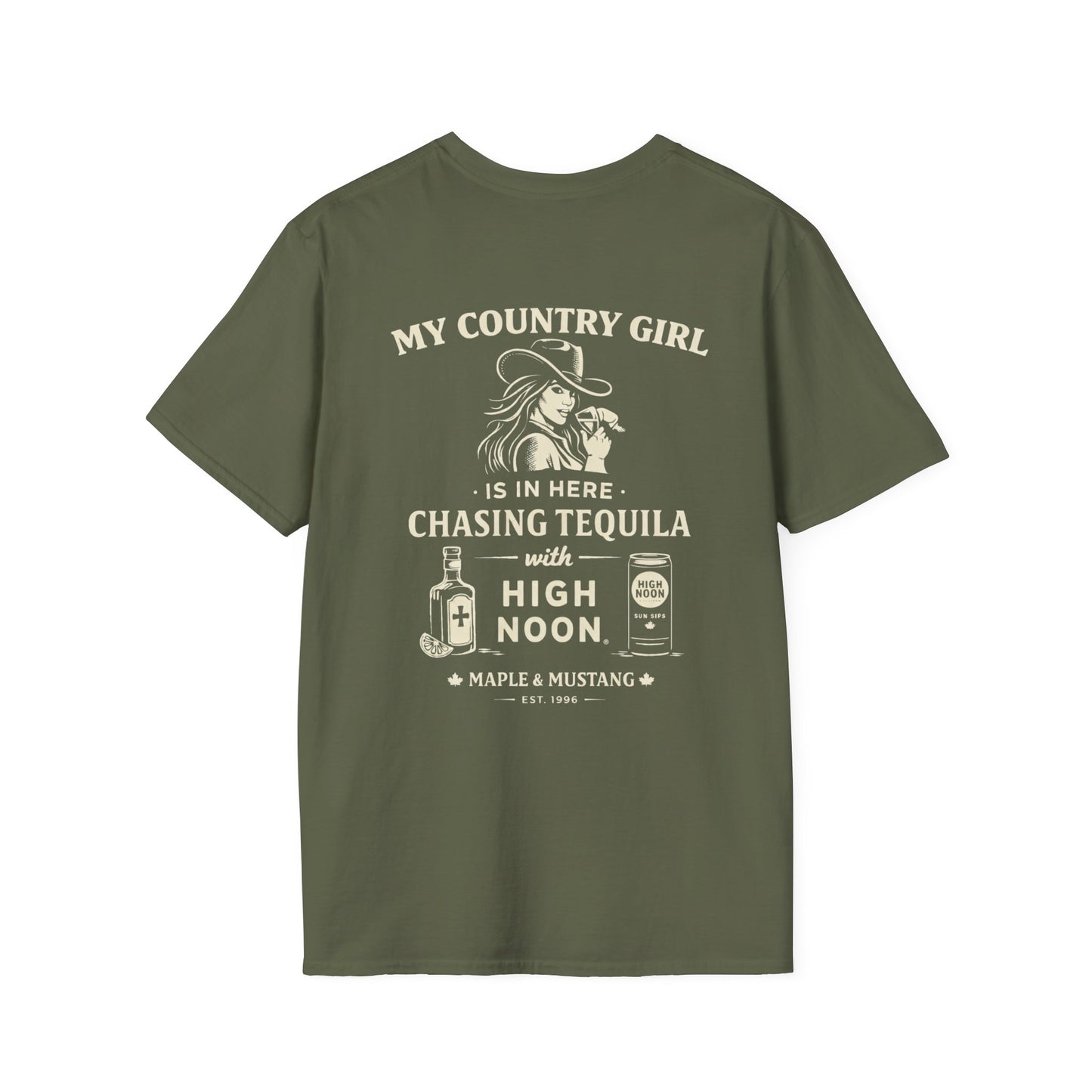 Chasing Tequila with High Noon T-Shirt - Canadian Collection
