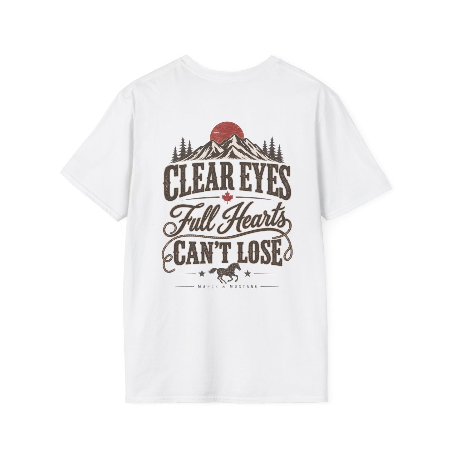 Clear Eyes, Full Heart, Can't Lose T-Shirt - Canadian Collection