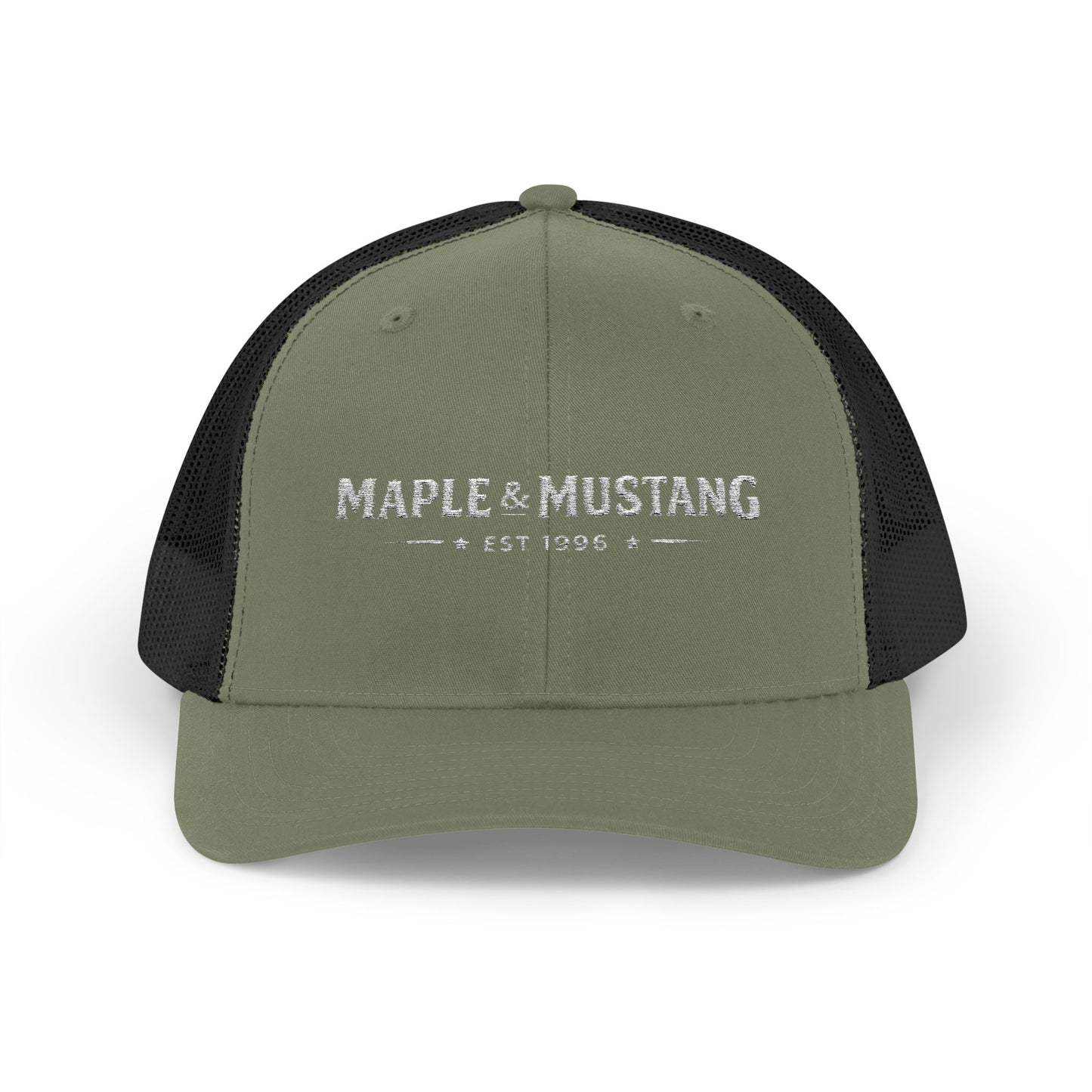 Maple & Mustang Trucker Hat - American Collection