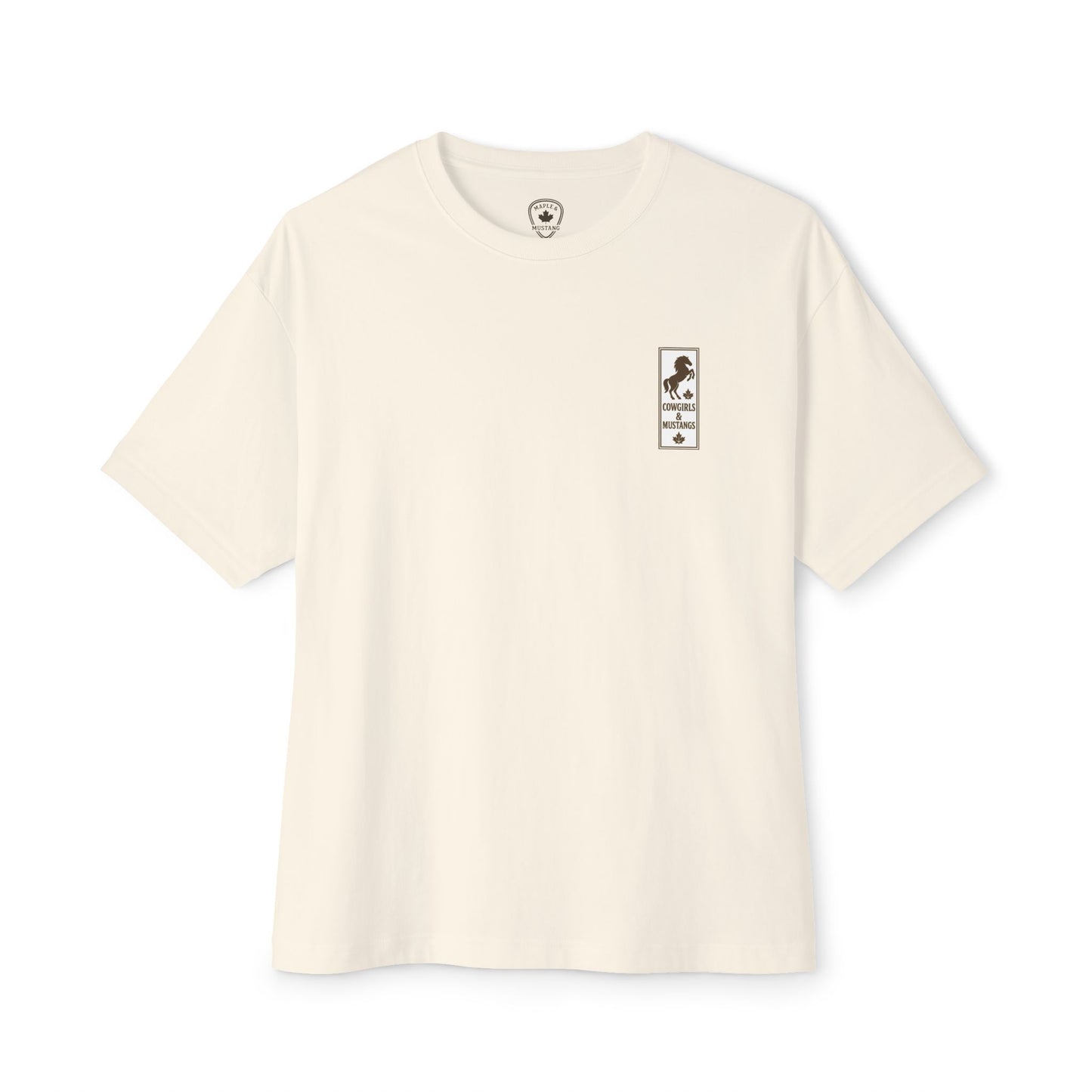 Unisex Oversized Boxy Tee with Maple & Mustang Design | Casual Summer Shirt, Music City Apparel, Gift for Music Lovers, Streetwear, [...]