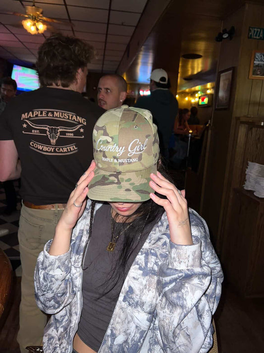 Camouflaged Country Girl Hat - American Collection