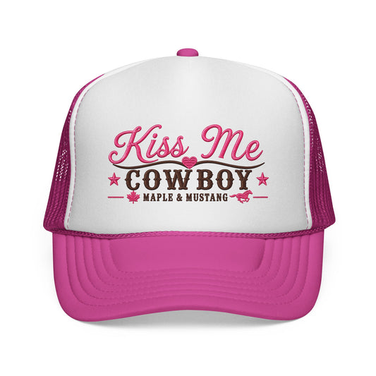 Kiss Me Cowboy Trucker Hat - Canadian Collection