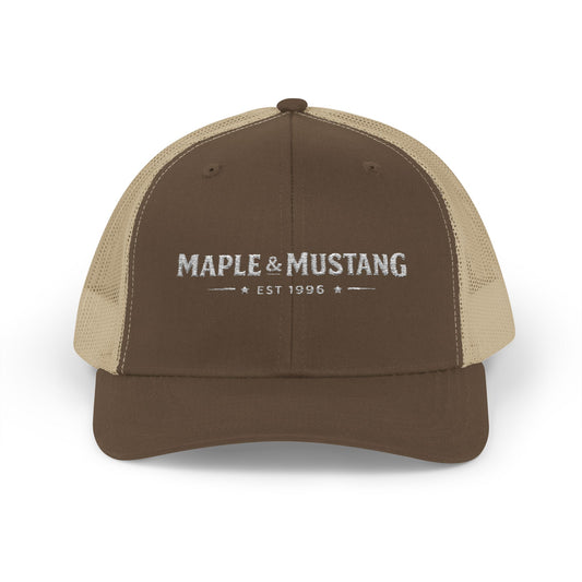 Maple & Mustang Trucker Hat - Canadian Collection