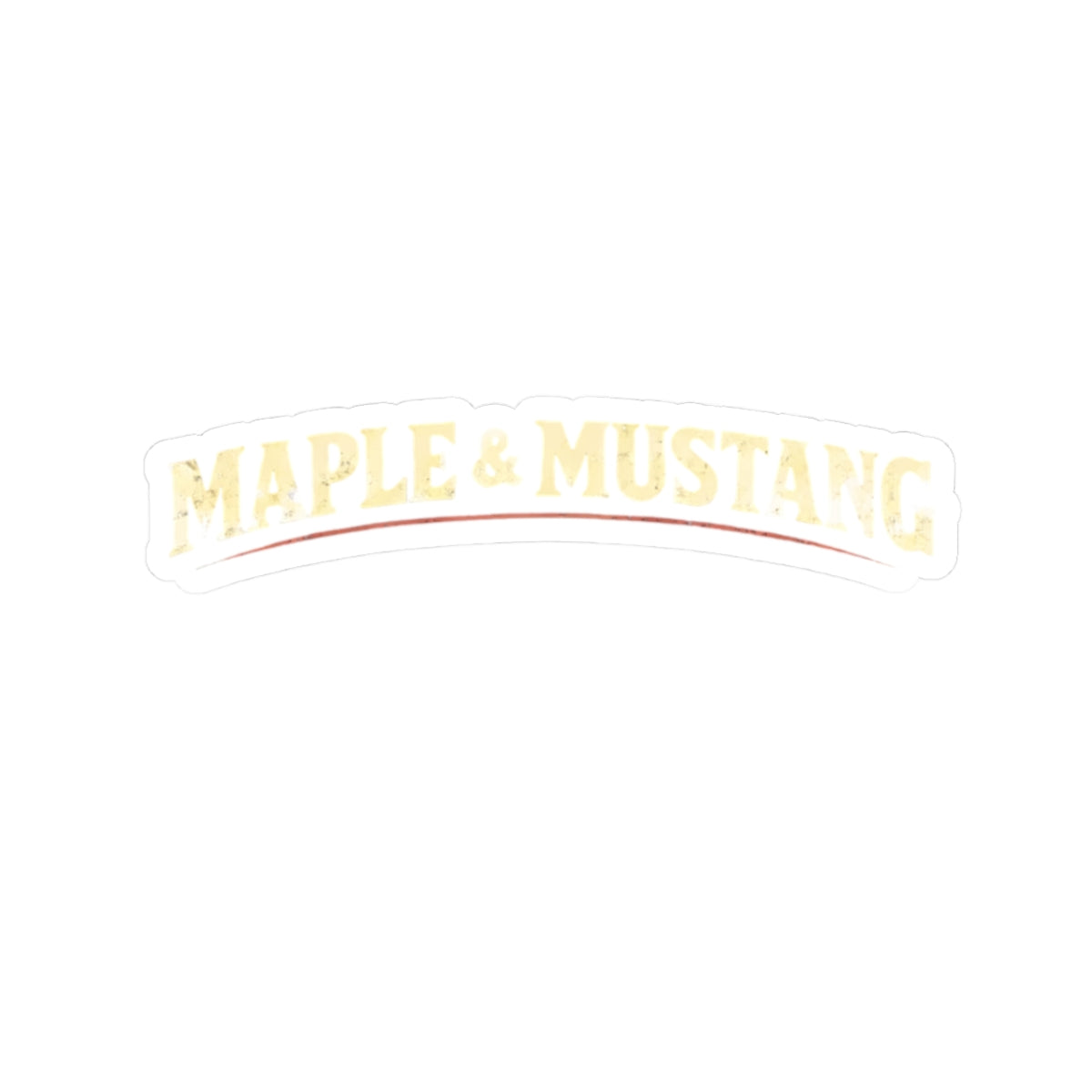 Maple & Mustang Sticker — American Collection