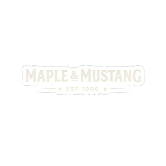 Maple & Mustang Sticker — American Collection