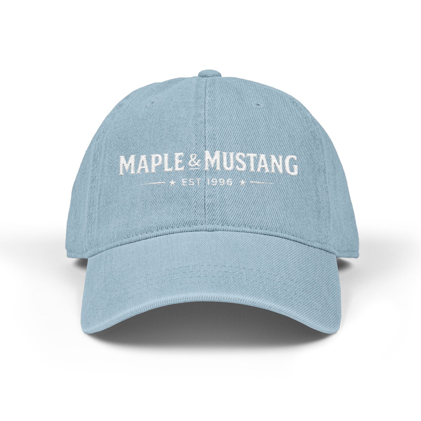 Maple & Mustang Denim Trucker - Canadian Collection