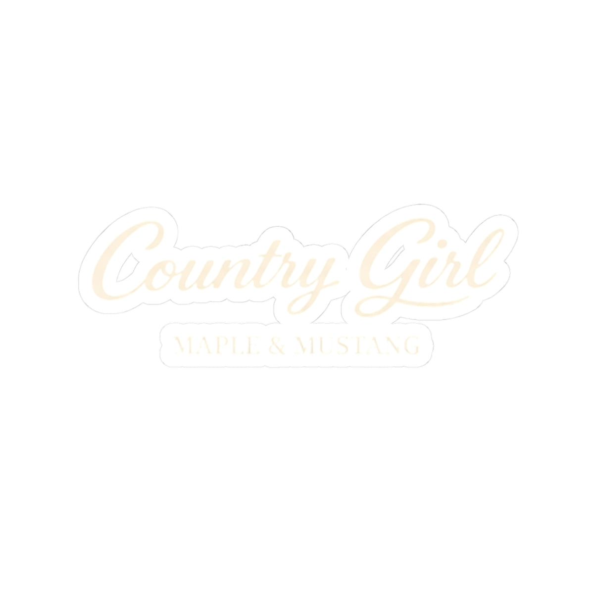 Country Girl Sticker — American Collection